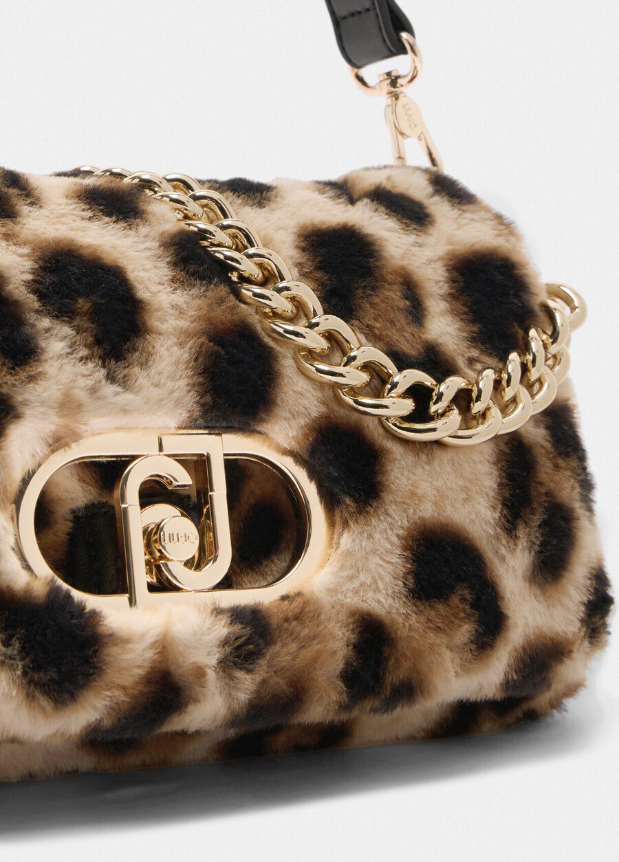 medium animal-print lapuffy bag