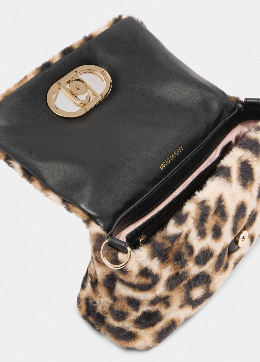 medium animal-print lapuffy bag