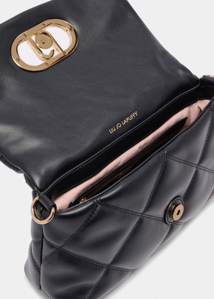 medium quilted lapuffy bag