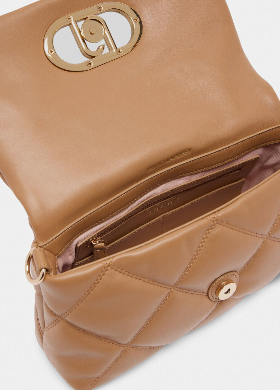 medium quilted lapuffy bag