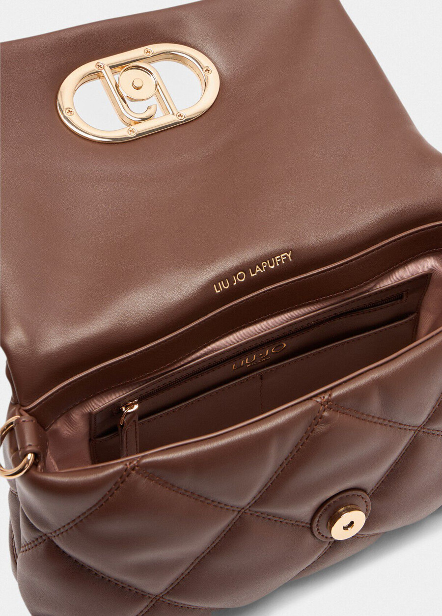 medium quilted lapuffy bag