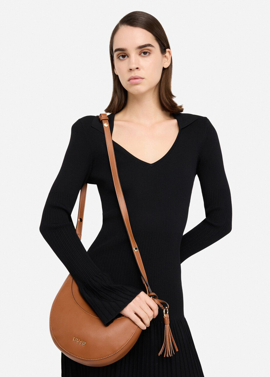 medium shoulder bag with charm