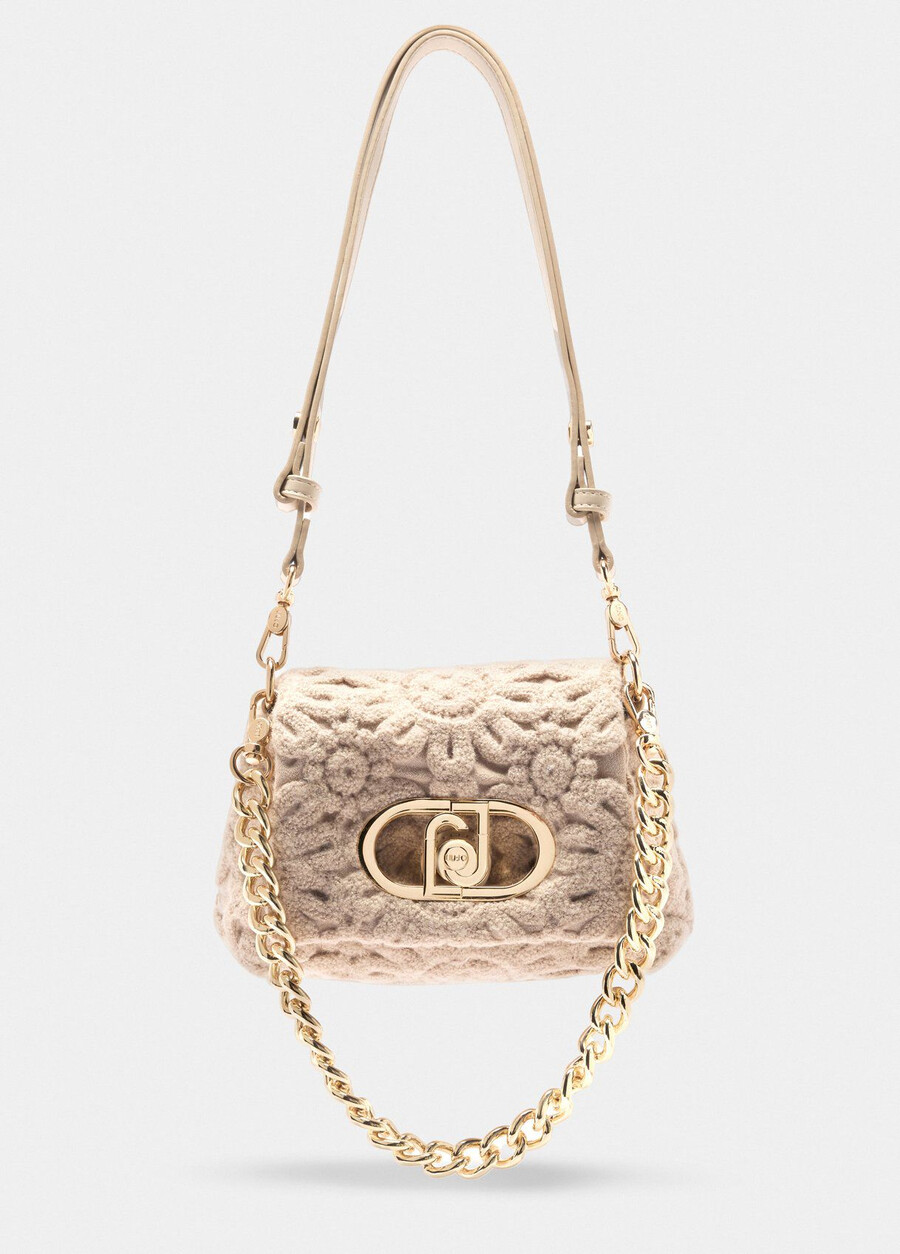 small lapuffy bag with embroidery