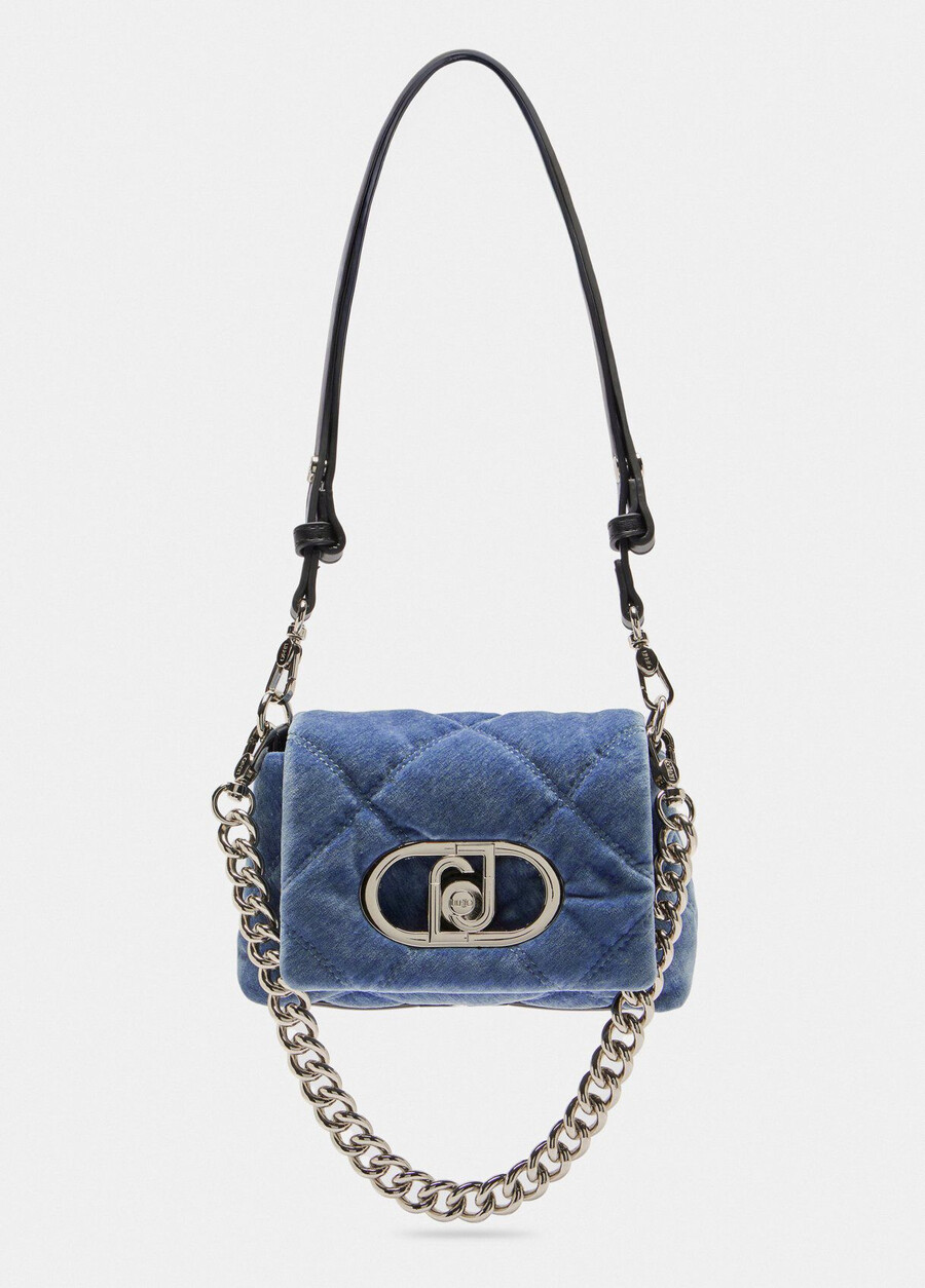 small velvet lapuffy bag