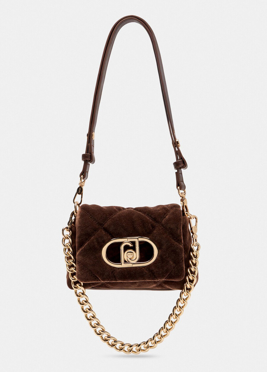 small velvet lapuffy bag