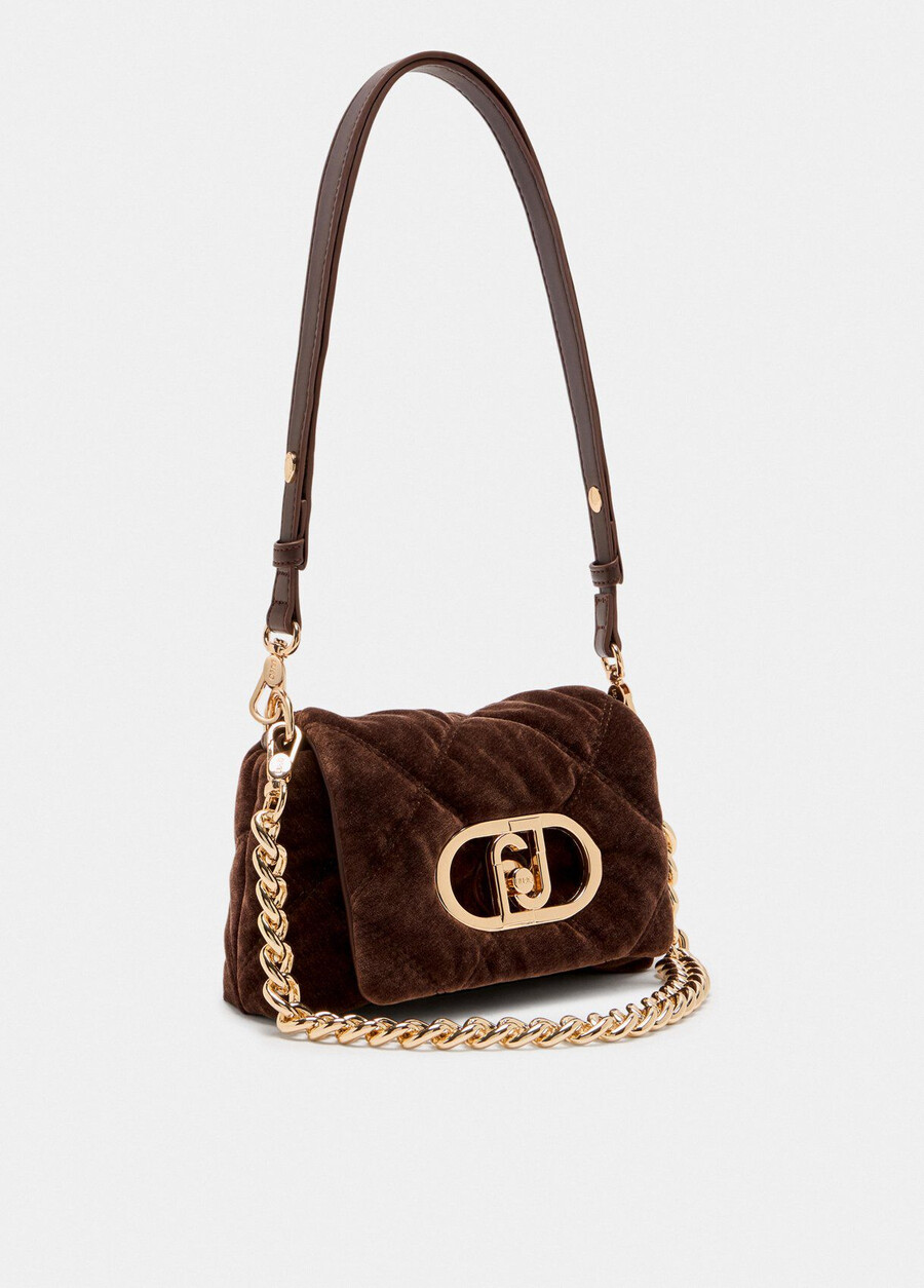 small velvet lapuffy bag
