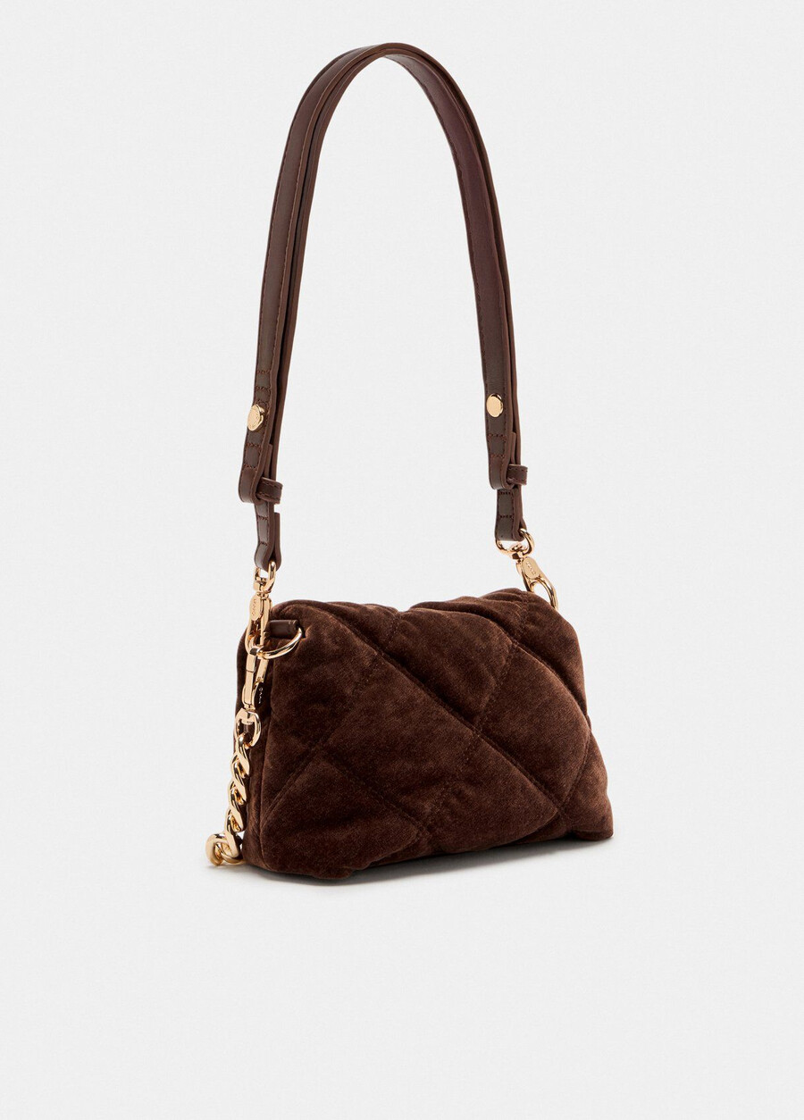 small velvet lapuffy bag