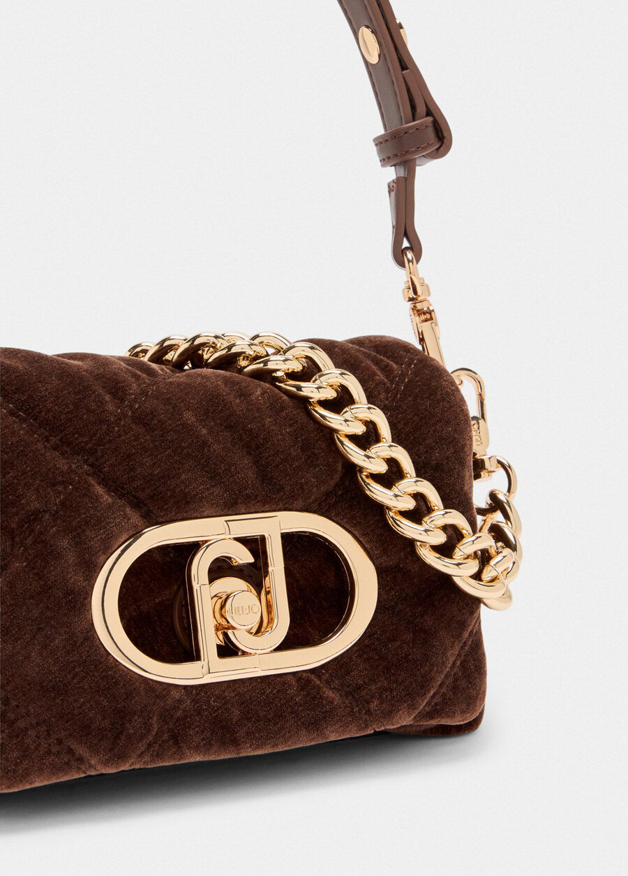 small velvet lapuffy bag