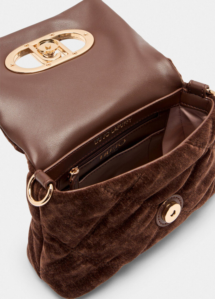 small velvet lapuffy bag