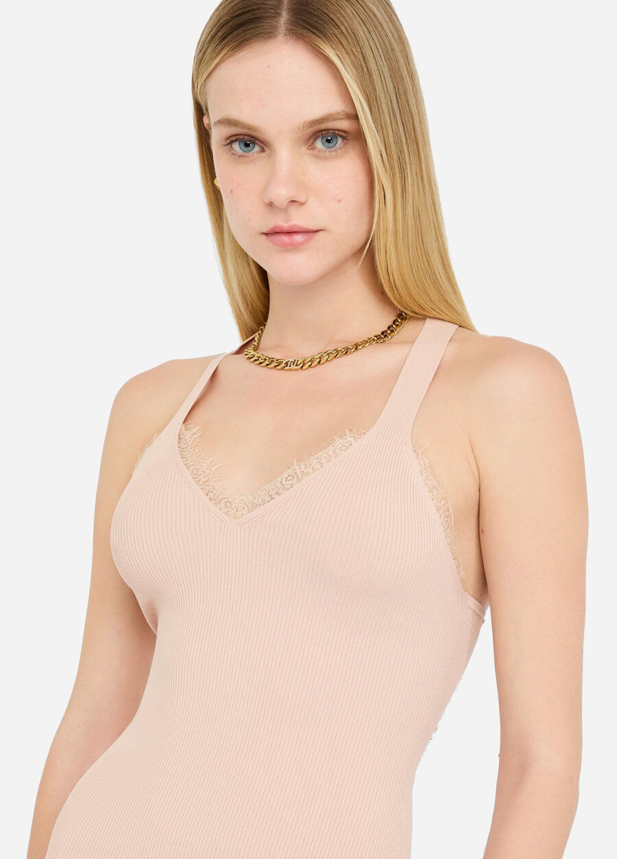 long knit dress