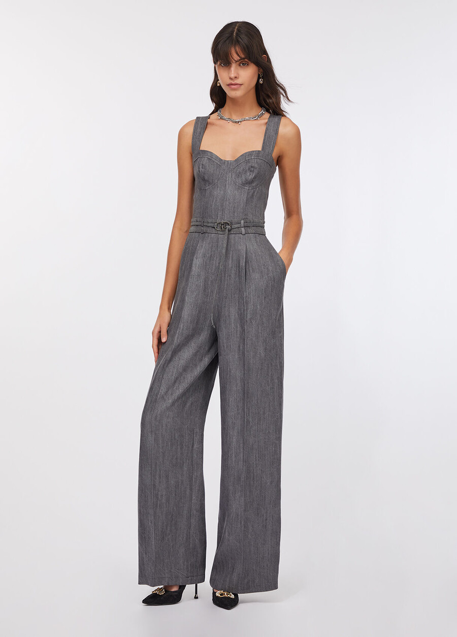 denim jumpsuit