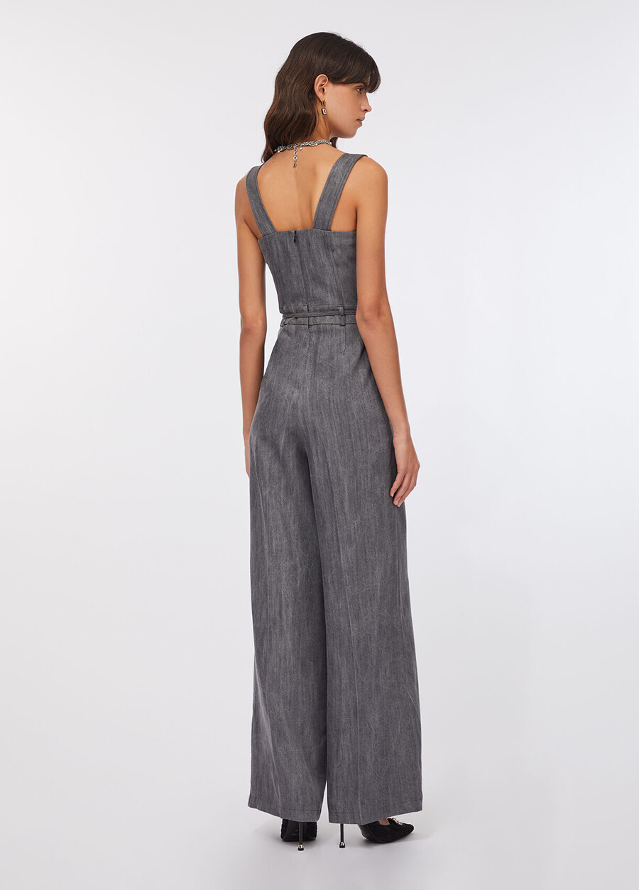 denim jumpsuit