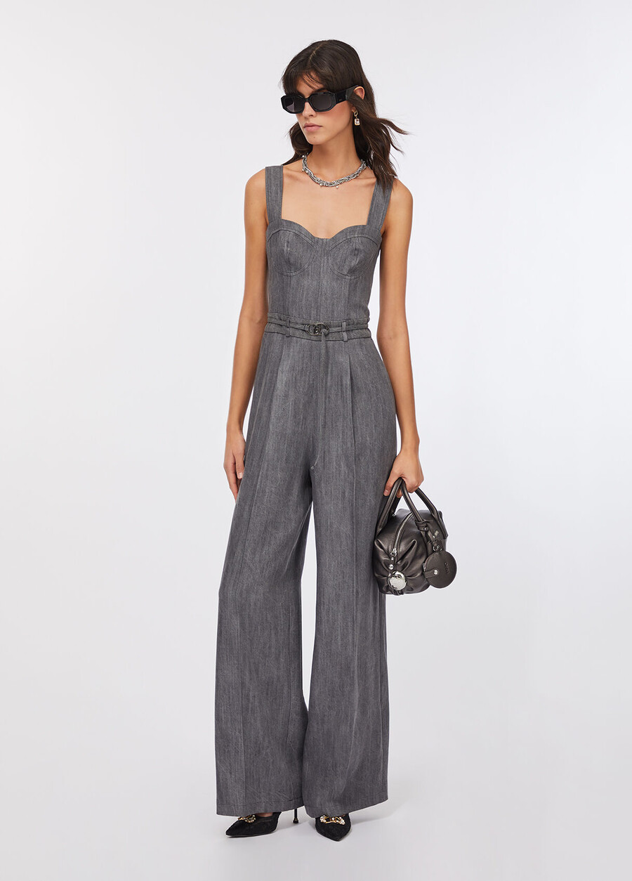 denim jumpsuit