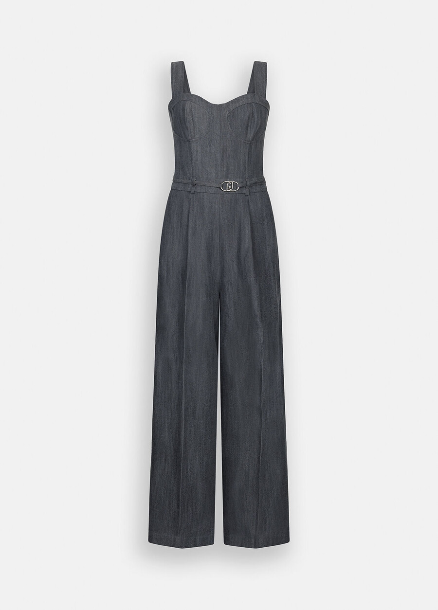 denim jumpsuit