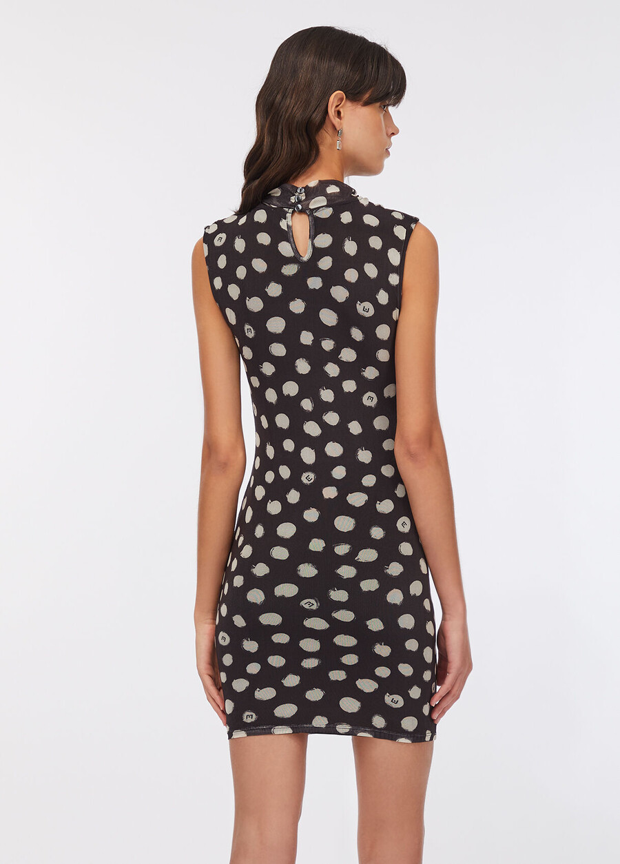 short polka dot dress