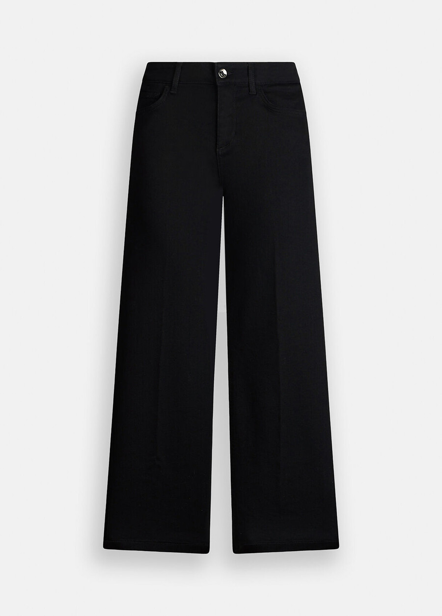 liu jo better cropped flared jeans