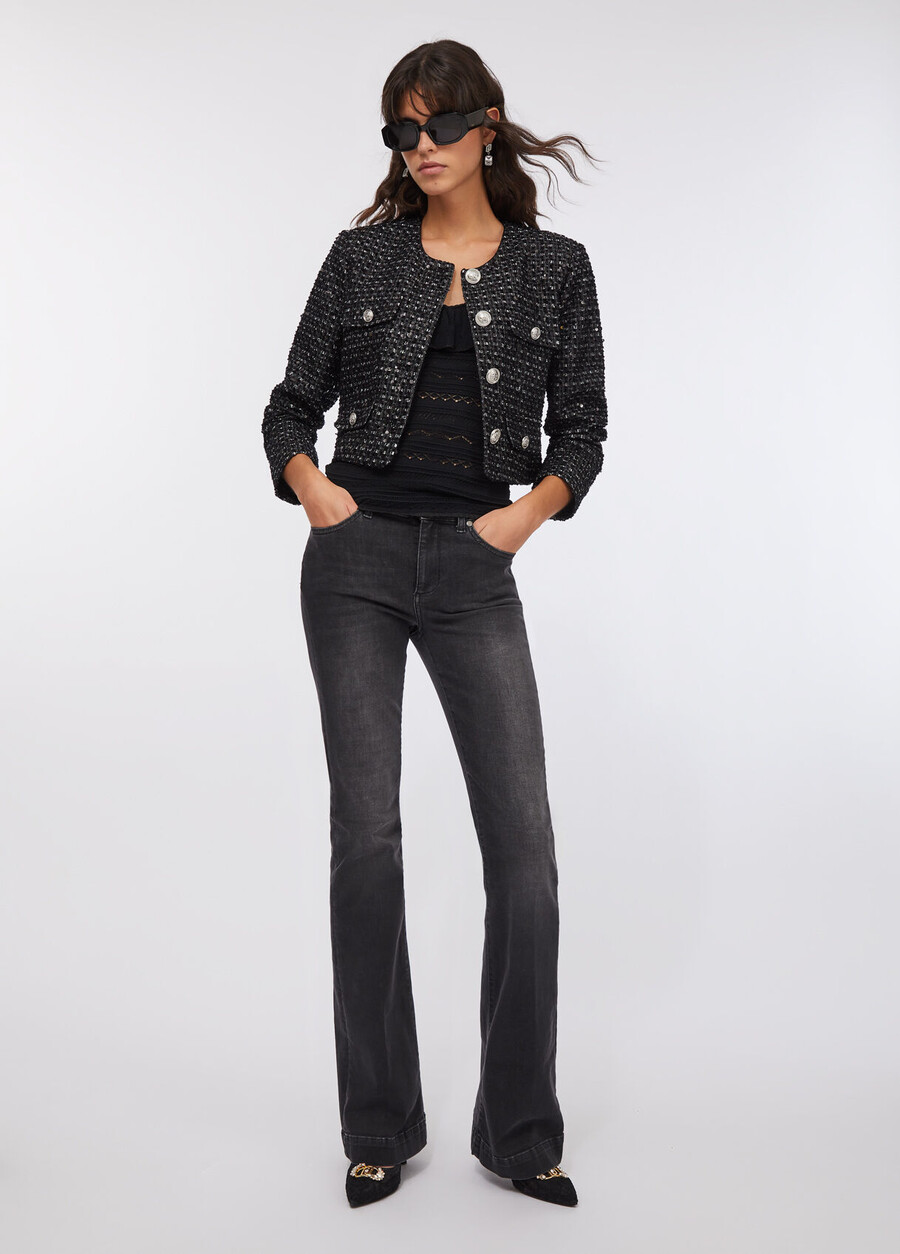 liu jo better flared jeans