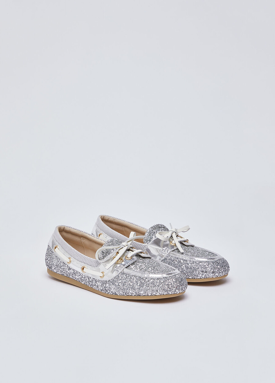 full-glitter loafers