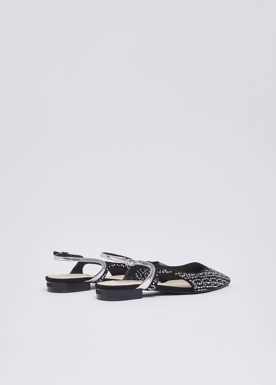 full rhinestone slingbacks