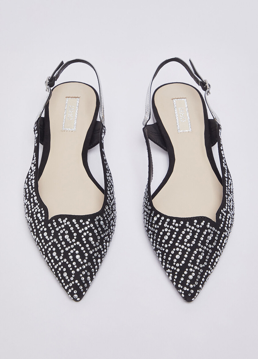 full rhinestone slingbacks