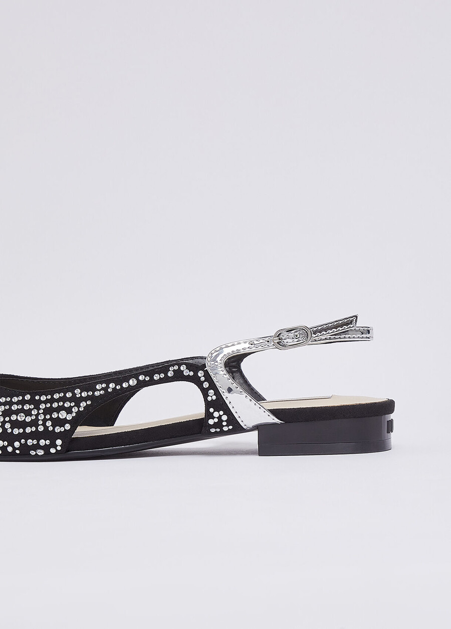 full rhinestone slingbacks