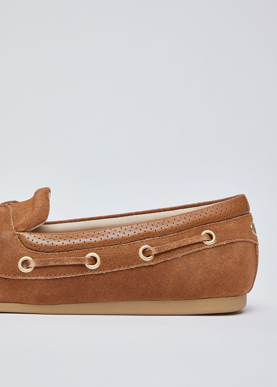 suede loafers with tassels