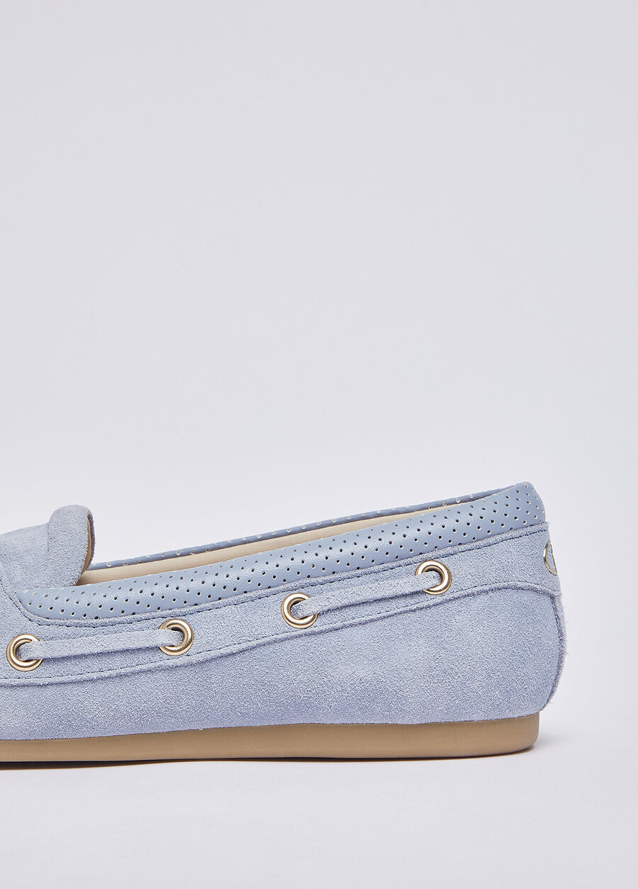 suede loafers with tassels
