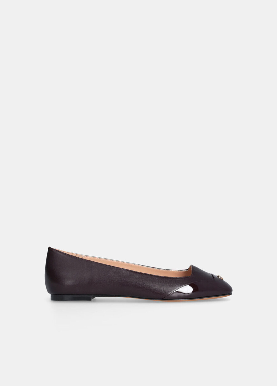 nappa leather ballet flats
