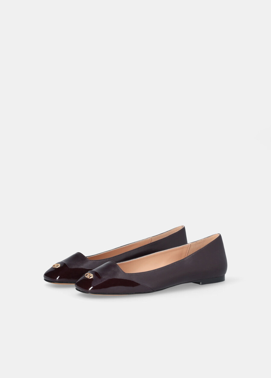 nappa leather ballet flats