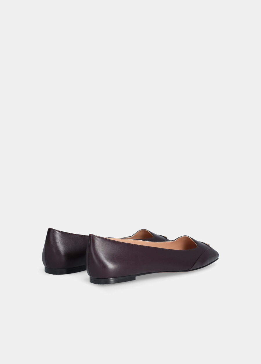 nappa leather ballet flats