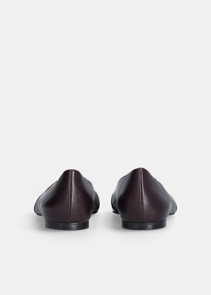 nappa leather ballet flats