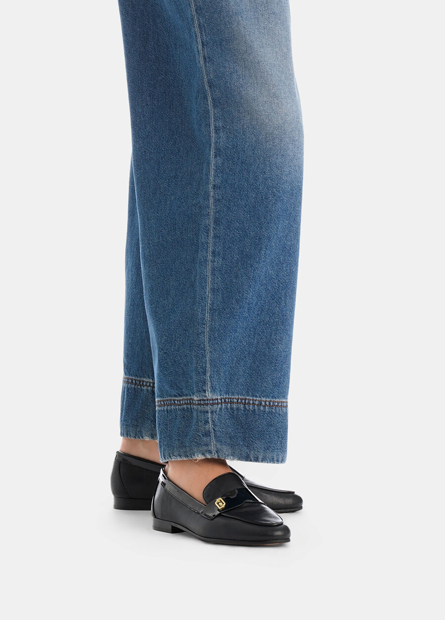 leather moccasins