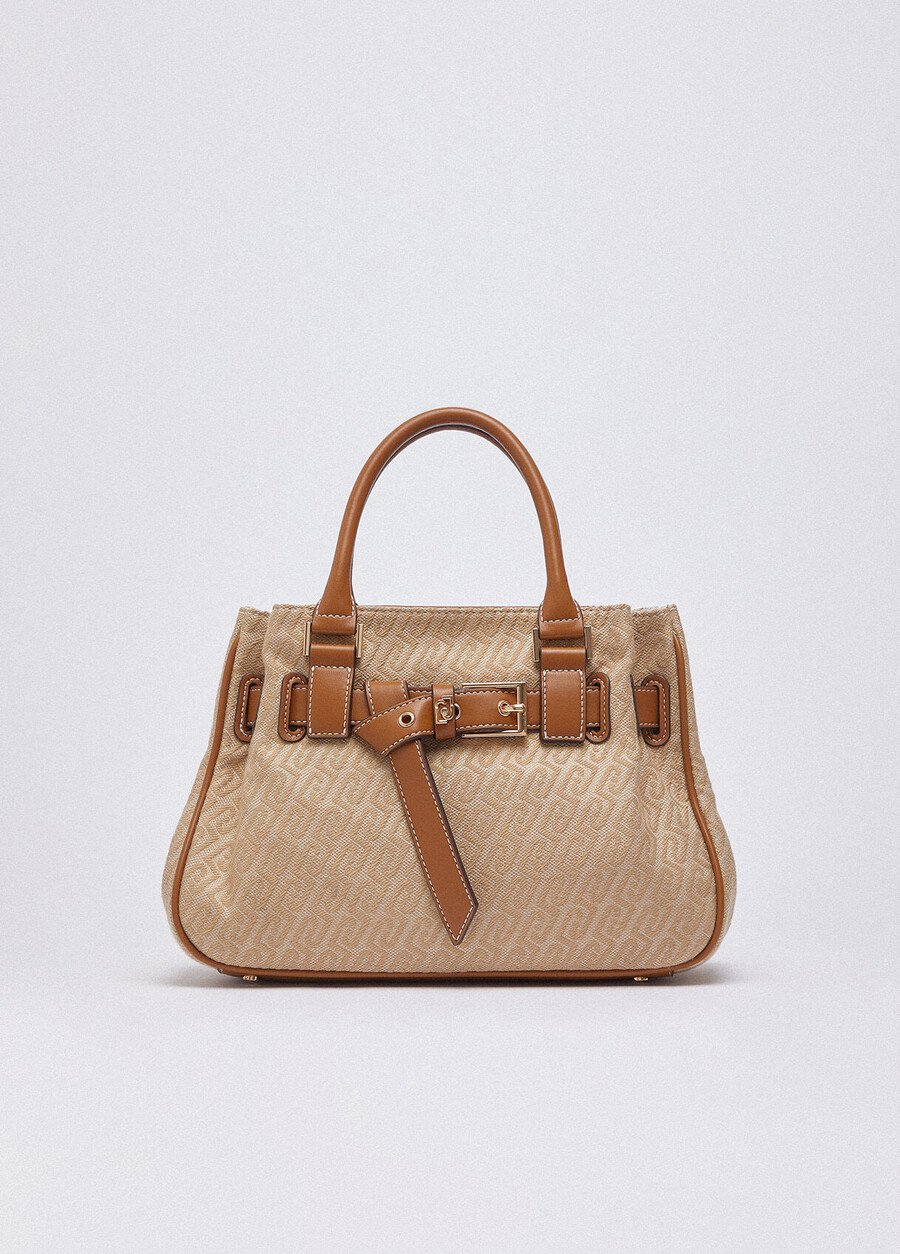 small jacquard handbag
