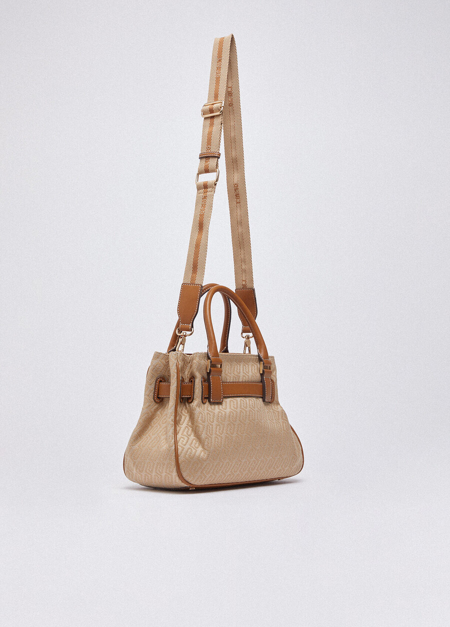 small jacquard handbag