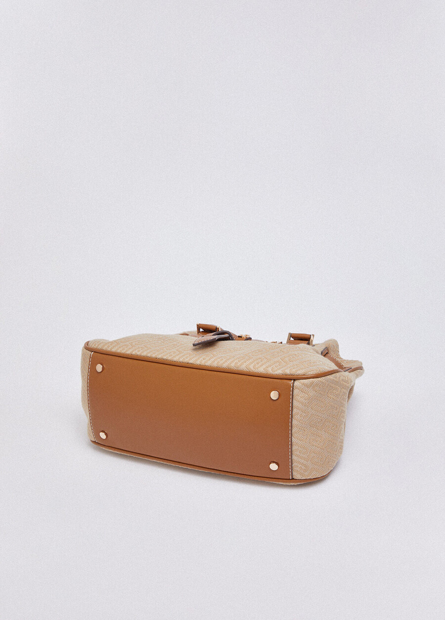 small jacquard handbag