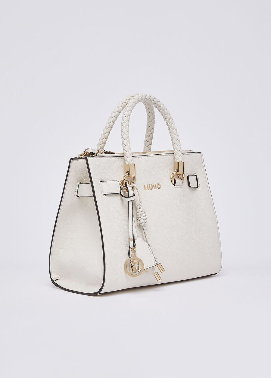 small satchel bag with charms