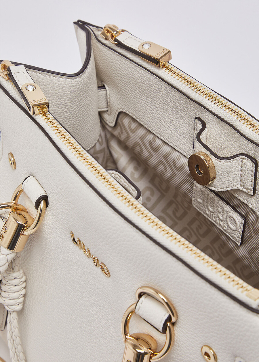 small satchel bag with charms