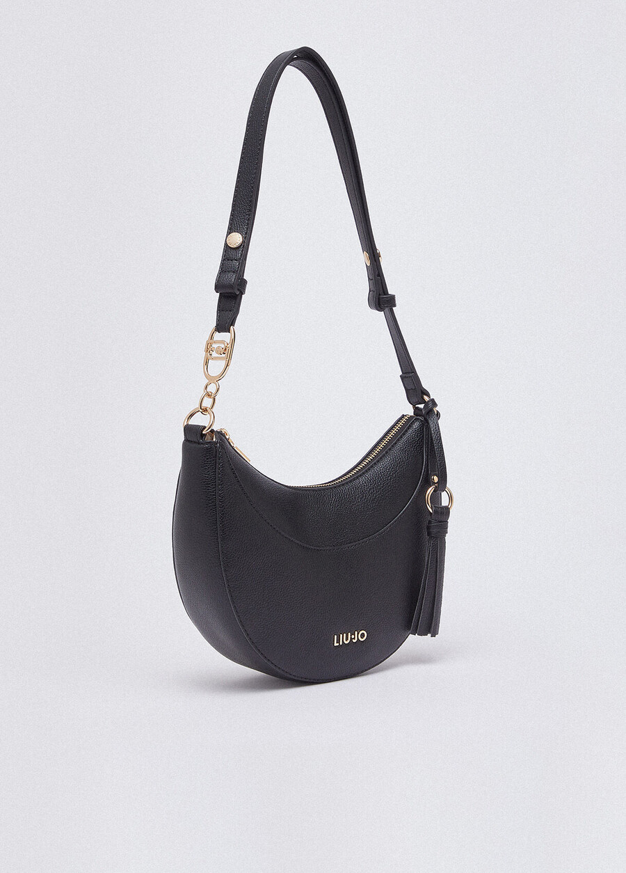 medium hobo bag with charm