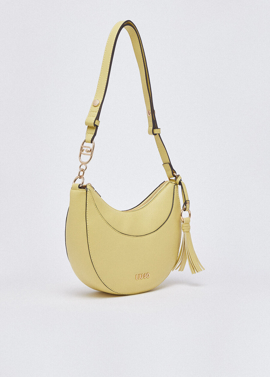 medium hobo bag with charm