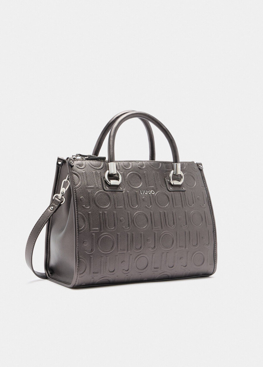 medium satchel with logo