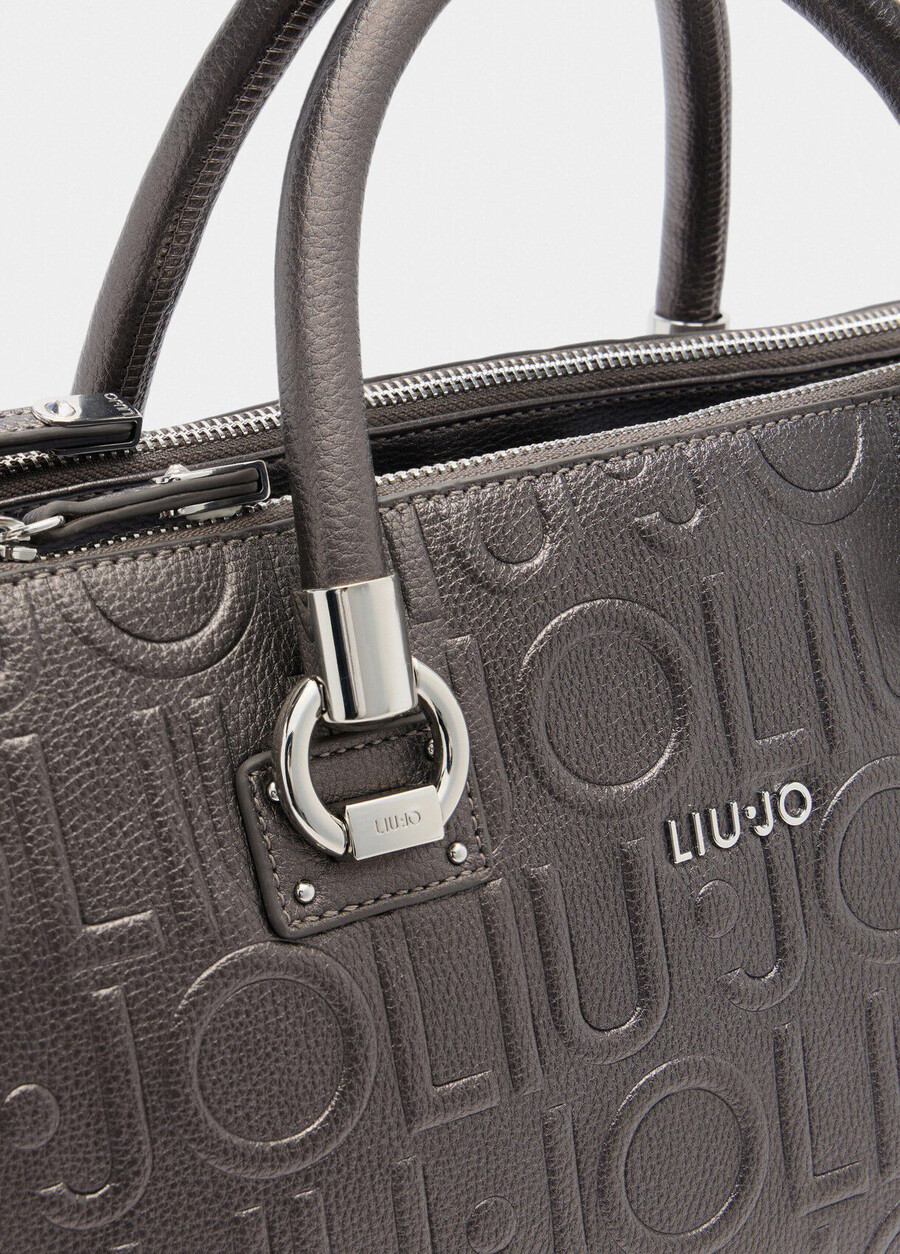 medium satchel with logo