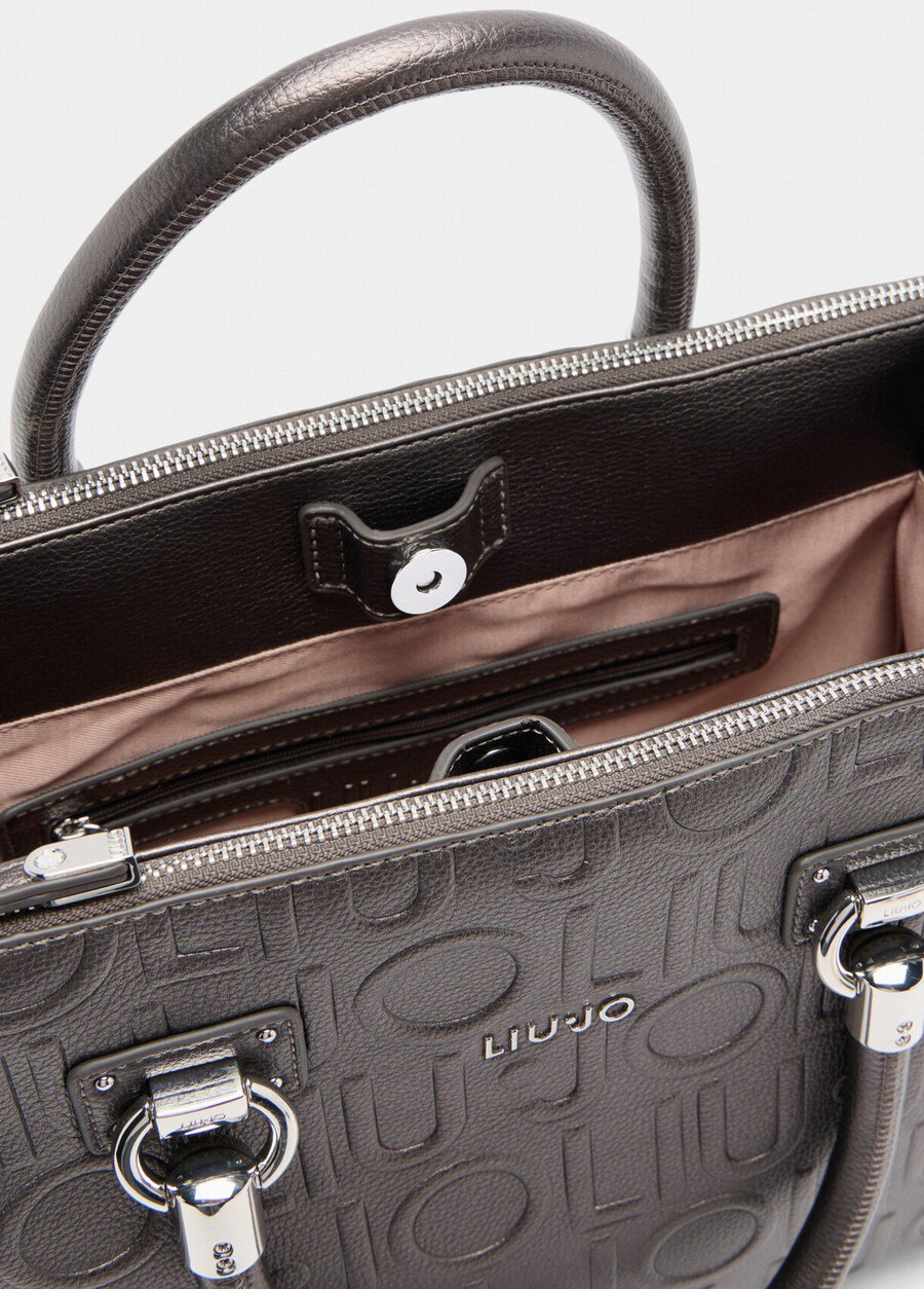 medium satchel with logo