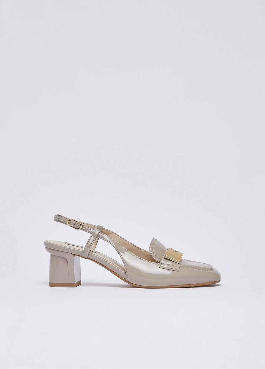 patent leather slingback loafers