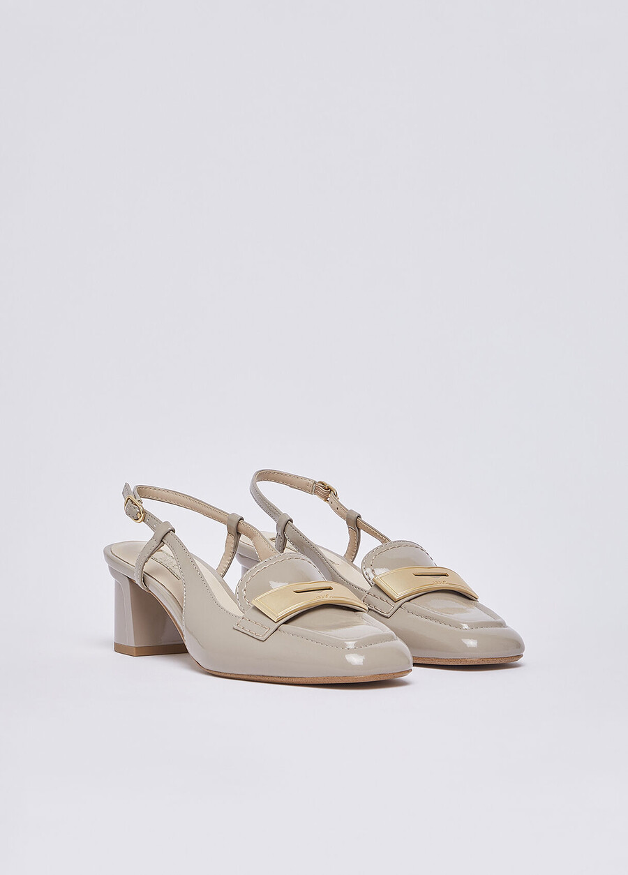 patent leather slingback loafers