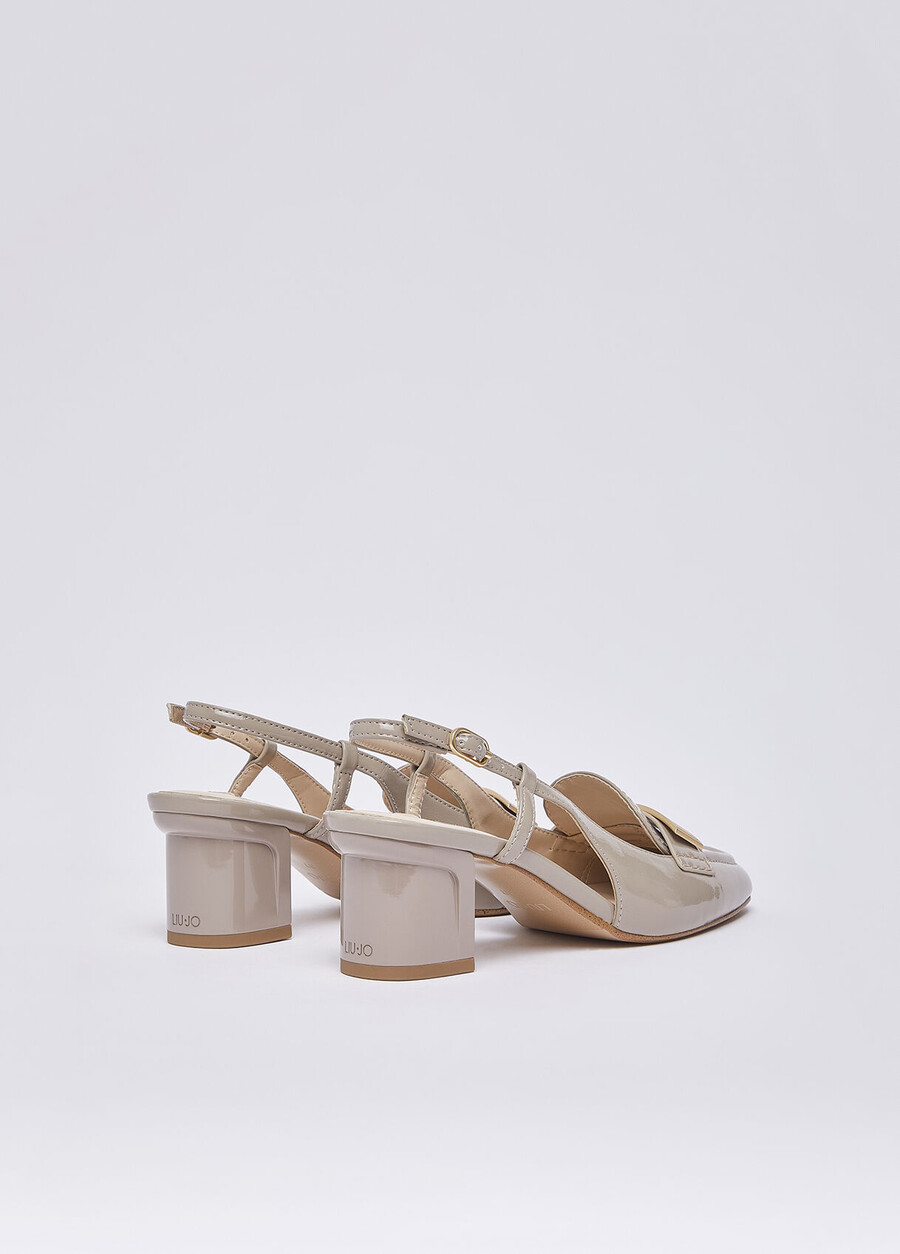 patent leather slingback loafers