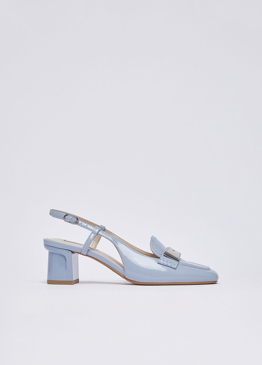patent leather slingback loafers