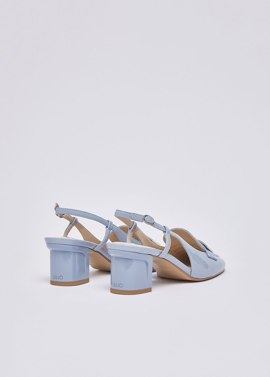 patent leather slingback loafers