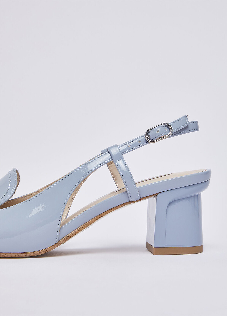 patent leather slingback loafers