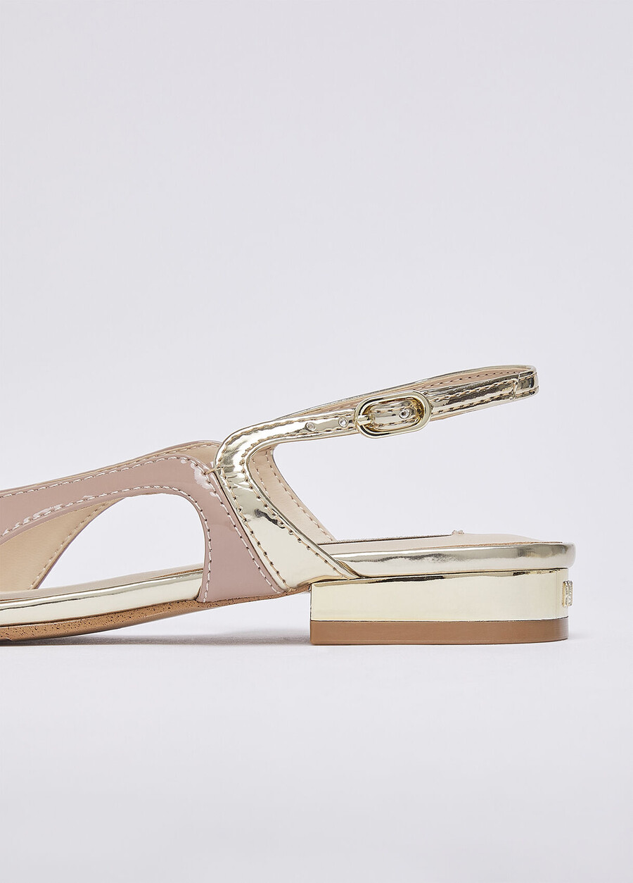 patent leather slingbacks