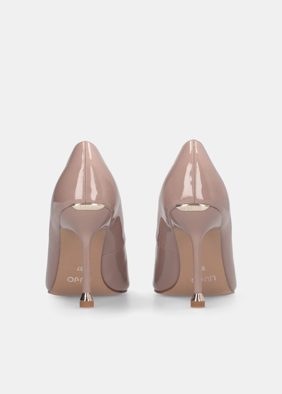 patent leather court shoes